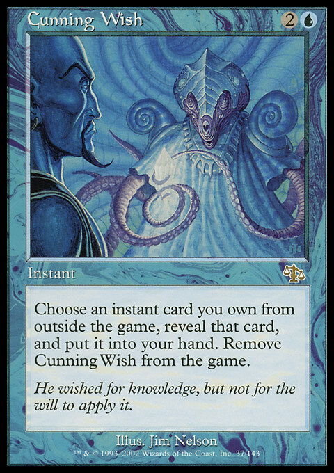 MTG Magic the Gathering Cunning Wish (37/143) Judgment LP