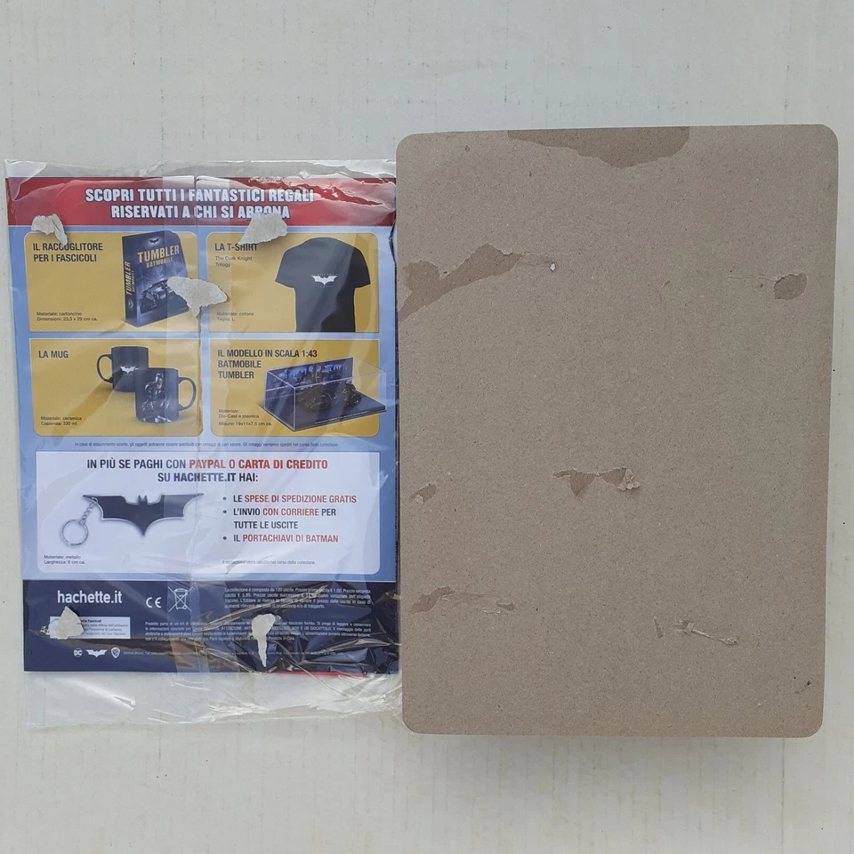 BATMAN TUMBLER BATMOBILE 1/8 THE DARK KNIGHT  HACHETTE 2022 EDICOLA  - Immagine 2 di 4