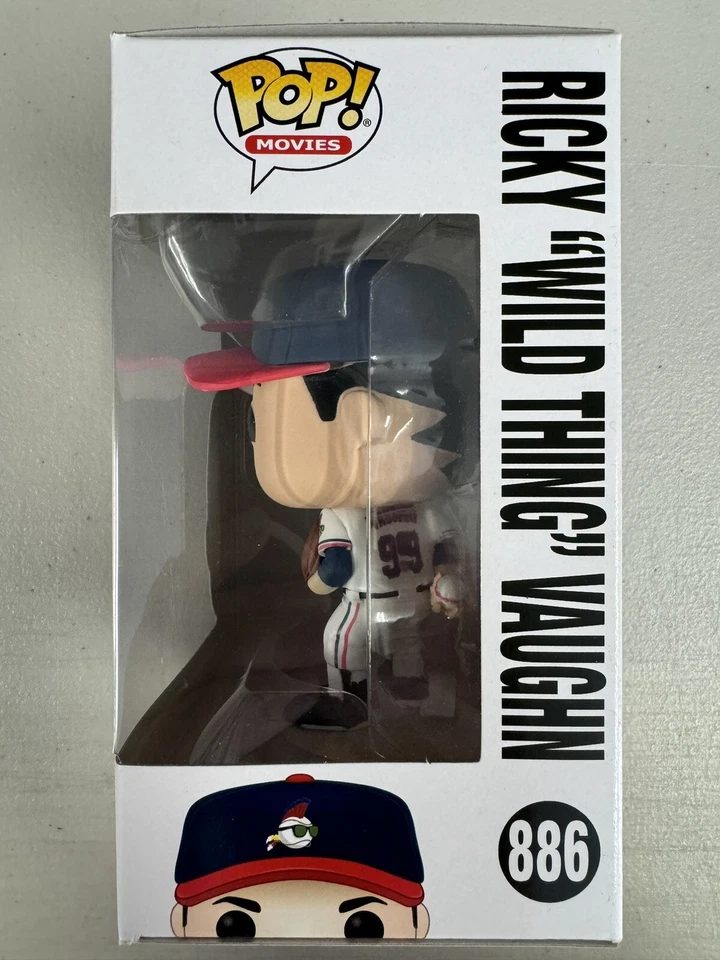 Ricky "Wild Thing" Vaughn 886 ~ Major League ~ Vinilo Funko Pop + PROTECTOR GRATIS Foto 2 de 4