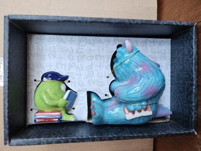 Disney Pixar Monsters Inc University Mike and Sully Ceramic Salt & Pepper Shaker