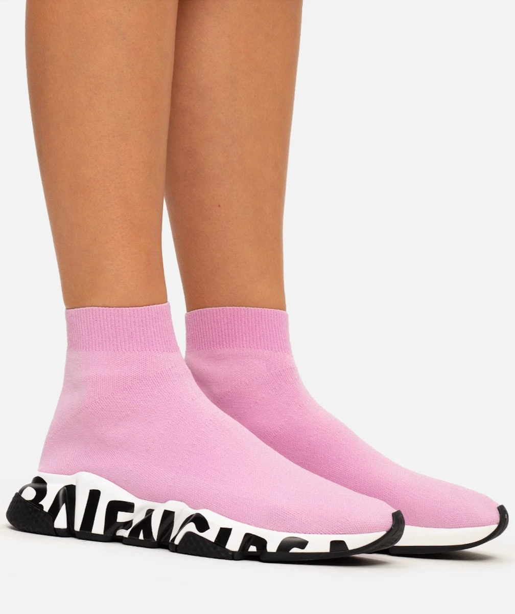 BALENCIAGA, X ADIDAS 'SPEED' HIGH TOP SOCK SNEAKERS, Women