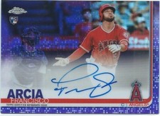 2019 TOPPS CHROME PURPLE AUTO RA-FA Francisco Arcia - Los Angeles Card # 60/250
