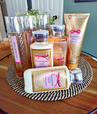 Bath  Body Works Champagne Toast Lot Fragrance Mist Body Cream Shower Gel NEW