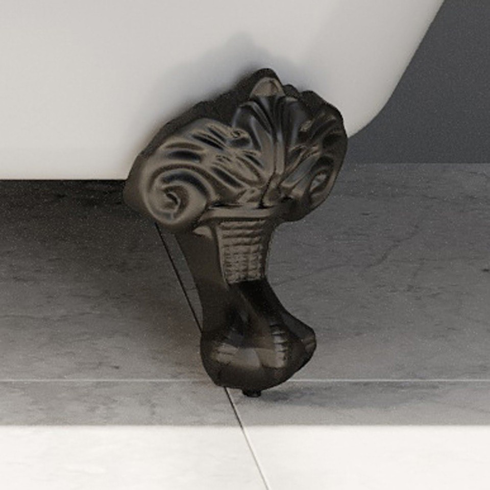Freestanding 1500mm Traditional Roll Top Bath Tub Bathroom Ball Feet ...