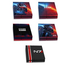 EA BIOWARE MASS EFFECT LEGENDARY GRAPHICS VINYL SKIN DECAL FOR SONY PS4 CONSOLE