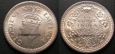 British India King George Six Quarter Rupee 1942 C Mint Coin Unc NEW