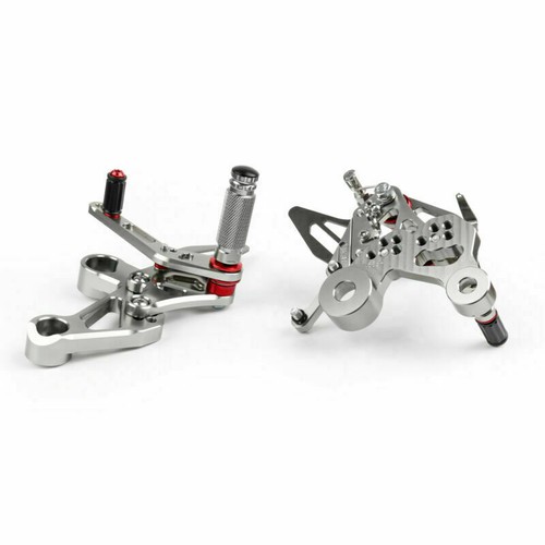 Adjustable Rearsets Foot Pegs Rear Set For 2014 Yamaha MT-09 FZ-09 Gray T9 - Picture 3 of 4