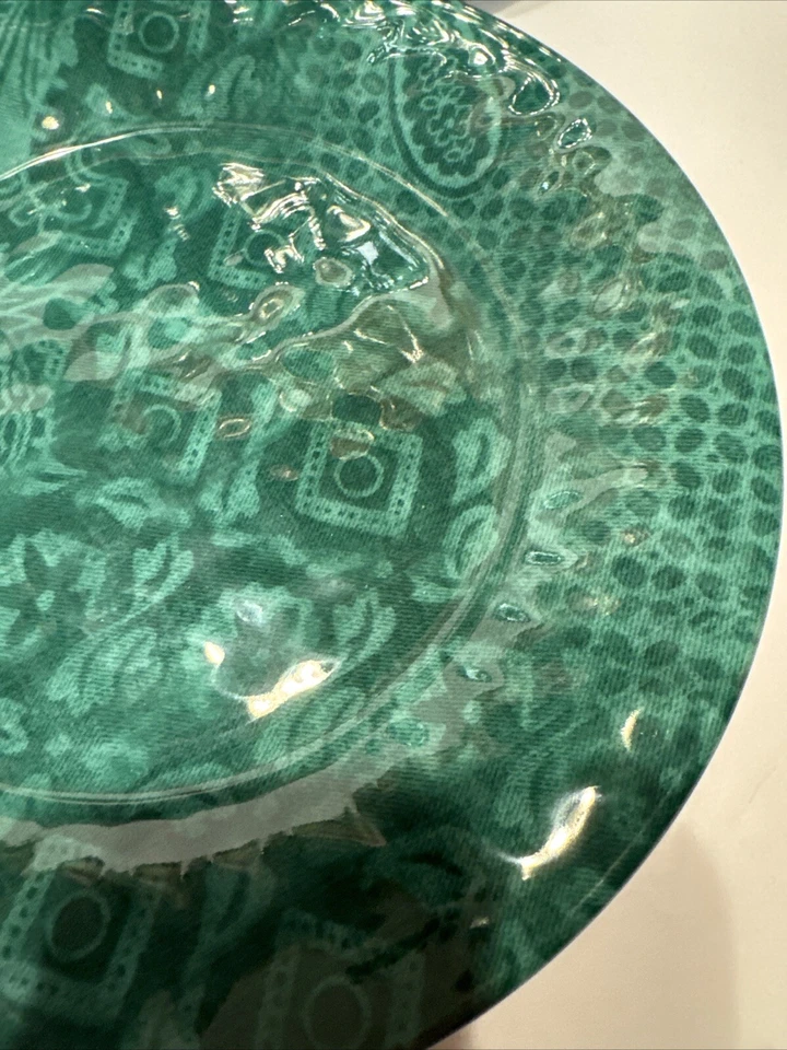 Juego de 4 Platos de Melamina Southern Living Verde Exclusivamente Dillard's NUEVO Foto 4 de 4