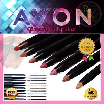 Avon True Colour Glimmerstick Retractable Lip Liner Lipliner - NEW Choose Shade