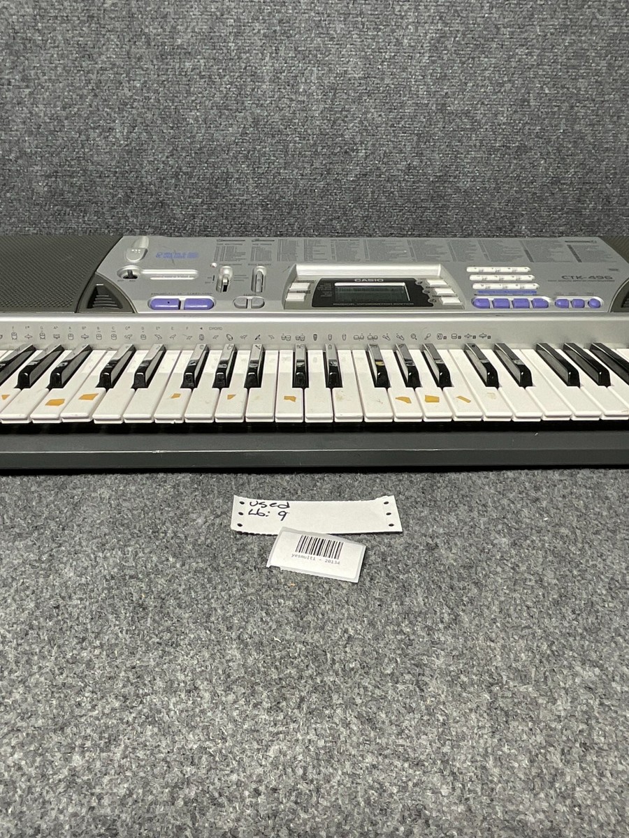 CASIO CTK-496 電子キーボード 61鍵 Casio CTK-496 Keyboard 🎹📘 61-Key Digital w/ Song Bank