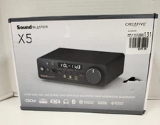 Creative Sound Blaster X5 Hi-Res External Dual Dac USB  Sound Card *parts*