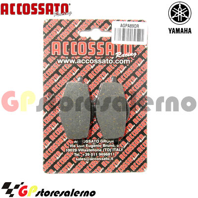 AGPA89OR ORGANIC REAR PADS RECESSED YAMAHA 490 YZ 1989
