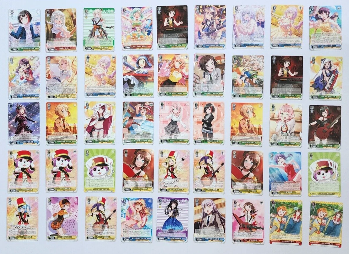 Cartas Originais de BanG Dream! Girls Band Party (Bandori) de Weiss Schwarz  em Japonês e em Inglês Jogos de Cartas/Tabuleiro/Brinquedos Anime