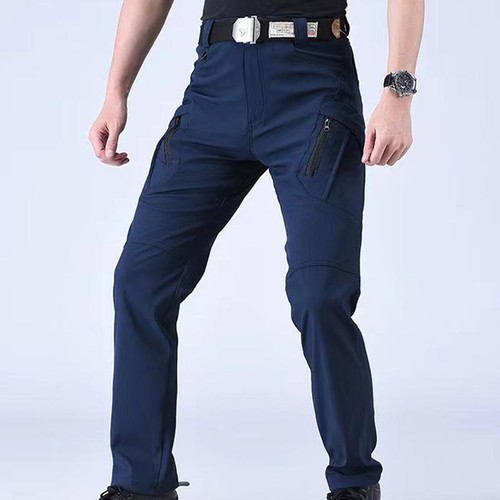 Men's Spring Autumn Tactical Cargo Elastic Pants Combat Trekking Hiking Camping - Picture 6 of 25