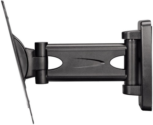 Hama TV-Wandhalterung "Ultraslim", VESA 200x200, neigbar, schwenkbar, 1 Arm, sch - Bild 12 von 12