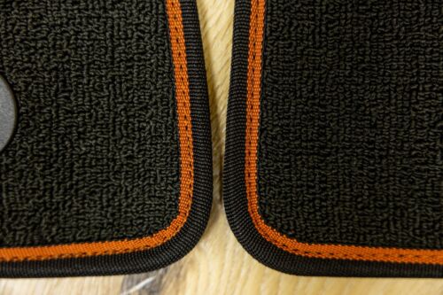 2016-2024 Camaro 4-Piece Carpet Floor Mat Set/Embroidered Logo-50th Anniv 911 - Picture 3 of 4