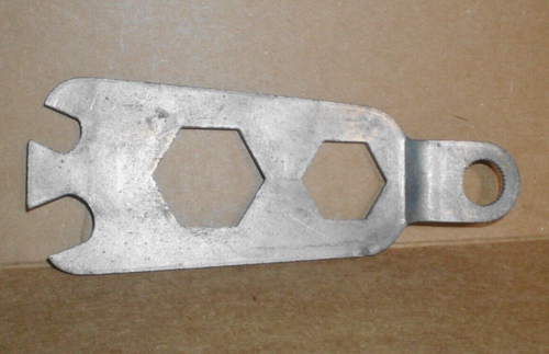 Vintage, Maytag 5-1/4" Multi Wrench, #14987,, plated, nice! #3 Denham Chart - Picture 4 of 8