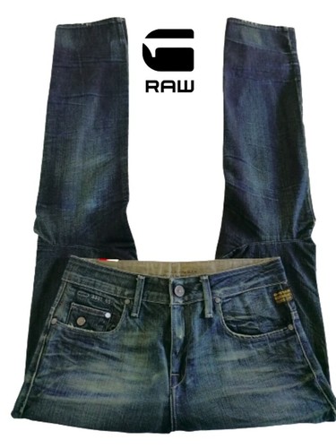Jeans donna G Star Raw slim fit denim blu nuovo elasticizzato strappato W26  T 40 | eBay