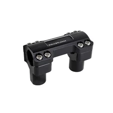 Black Aluminum 1.25 Handlebars Risers Kits for Softail Dyna Fat Boy Fat Bob FLD