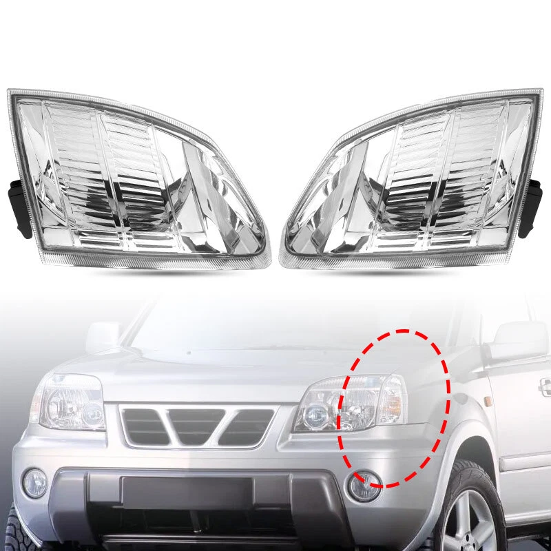 2x Left&Right Side Corner Light Indicator Lamp For Nissan X-trail T30 2001~2007 - Image 4 of 4