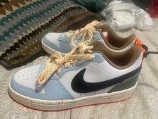 NIKE Court Borough Low 2 GS DX6052-101 Multicolor KID S 3.5Y NO BOX