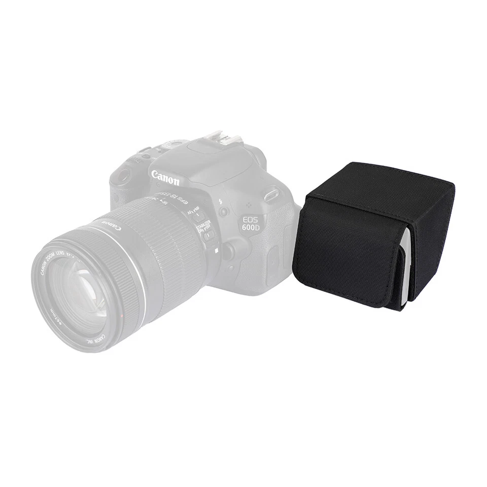 CAMVATE Nylon LCD Parasol Para Cámara DSLR/Videocámara con Pantalla Desplegable de 3" Foto 4 de 4