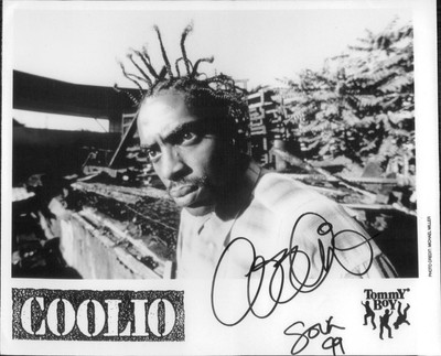 Coolio Gangstas Paradise SIGNIERT HANDSIGNIERT 10'''' x 8'''' REPRODUKTION FOTODRUCK