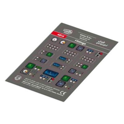 Fittings   STICKER fit for building blocks tiles /4814