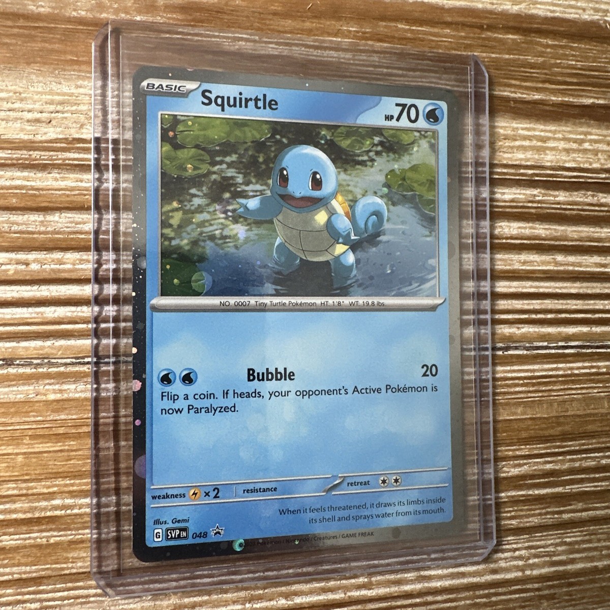 Pokemon Card Squirtle 151 Black Star Promo 2023 SVP 048 LP-NM | eBay