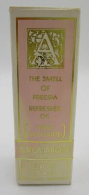 Vtg RARE Aromatique the Smell of Freesia Refresher Oil NEW