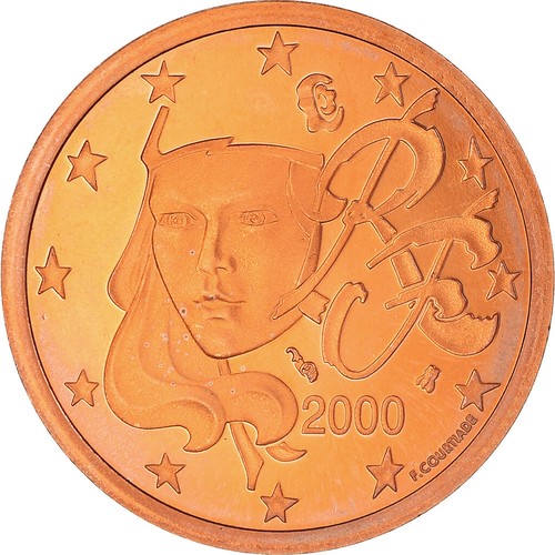 [#189432] France, 5 Euro Cent, 2000, Paris, Proof / BE, FDC, Cuivre plaqué acier - Photo 1/2