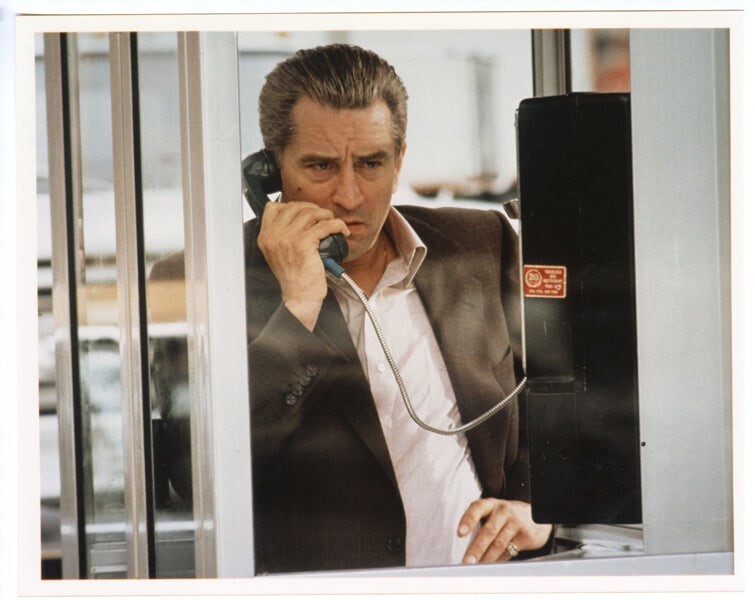 Robert DeNiro Goodfellas Gangster in Phone Booth Scene Robert DeNiro Goodfellas Gangster in Phone Booth Scene
