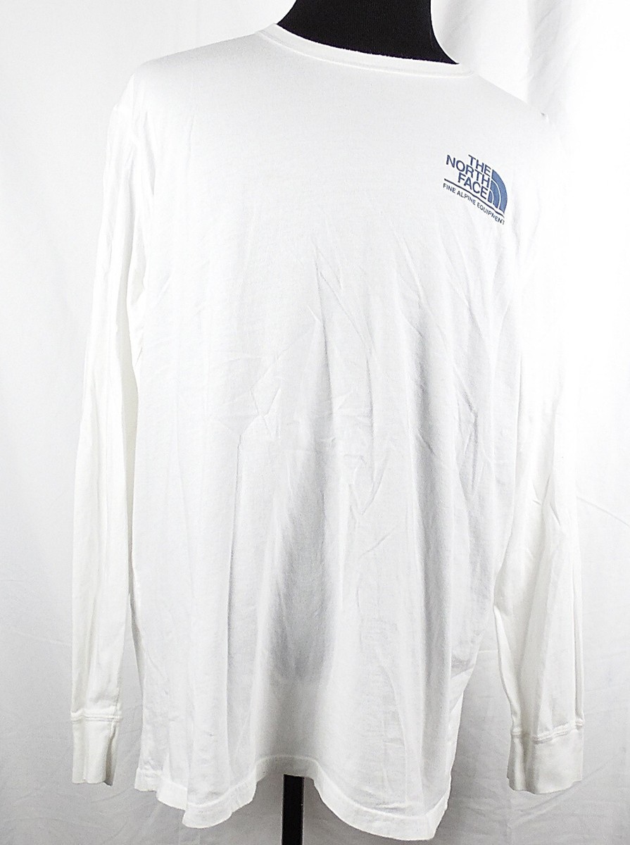 The North Face 1966 Fine Alpine Equipment White L/S Standard Fit T