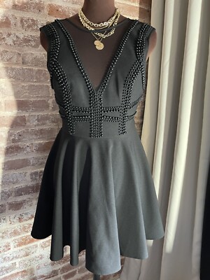 blue dress for baby girl Glitter Short Black Lace Prom Dresses, Glitter Short Black Lace Formal –  Eip Collection main image 1