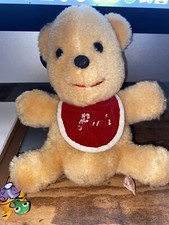 Vtg 80's Walt Disney Winnie the Pooh Plush California Stuffed Toys w/ Bib