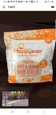 happy baby oats and quinoa cereal