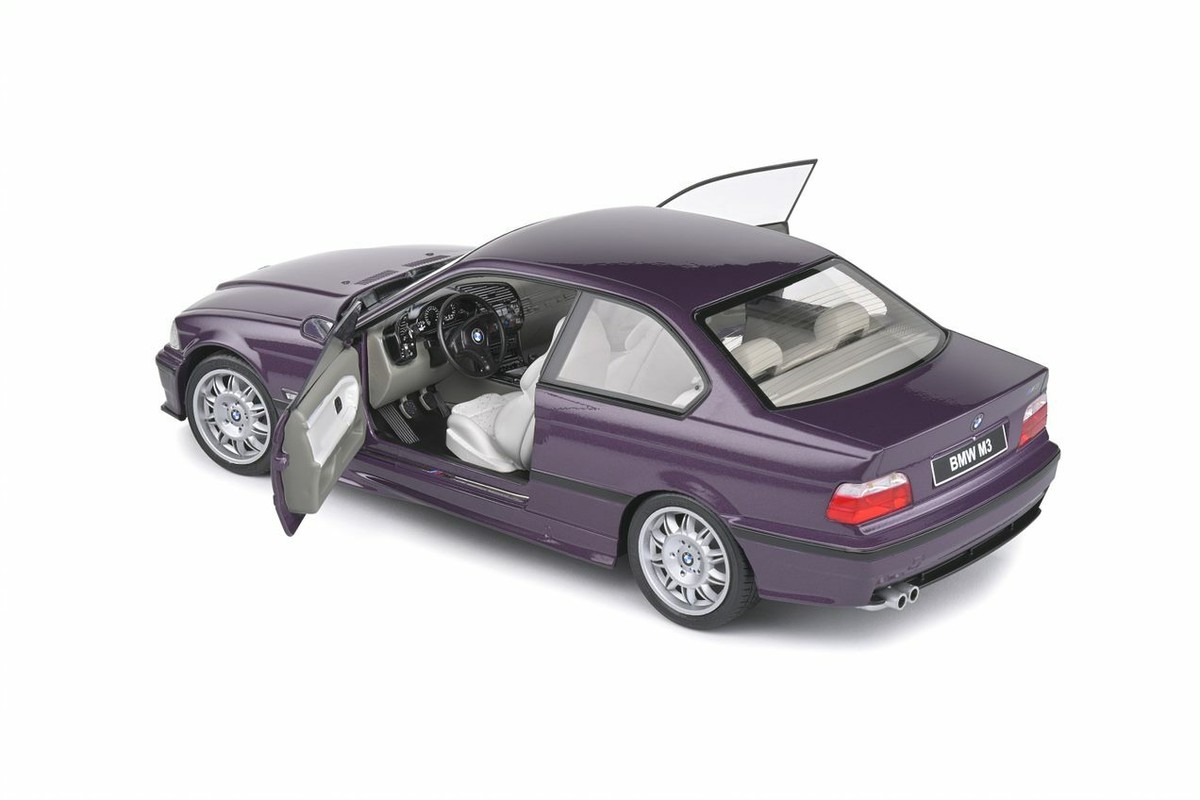 BMW M3 E36 Coupe 1990 Technoviolet Solido S1803905 1/18