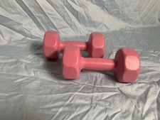 Womens Health Dumbbell Weights 2,5 Pound Pink Pair Set of 2