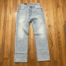 Levi's  Premium 501  Original Fit Selvedge Light Wash Big "E" Men's Size 36x34