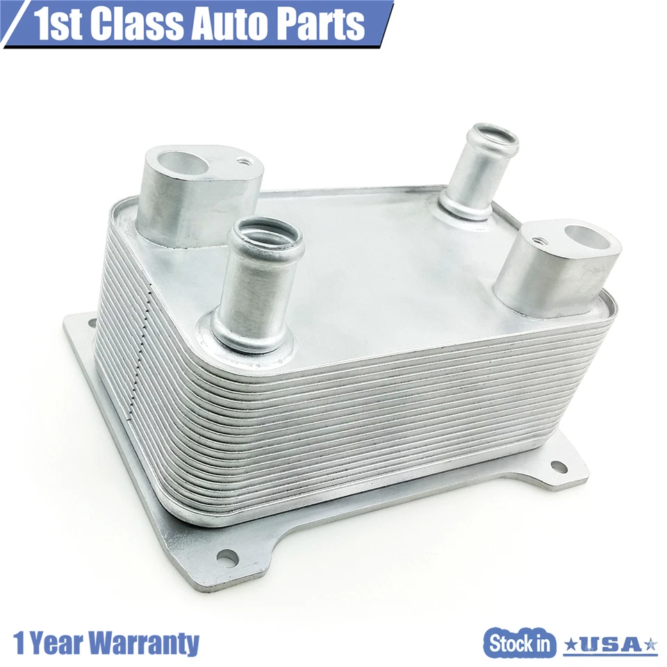 Enfriador de aceite de motor para Audi A8 Volkswagen Passat 2006-2010 4E0317021H Foto 2 de 4