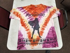 Pocahontas Vintage Movie Promo Tie Dye T- Shirt New Unworn
