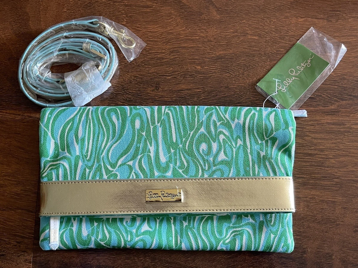 Lilly Pulitzer Finders Keepers HOT TO TROT CROSSBODY Fold Over