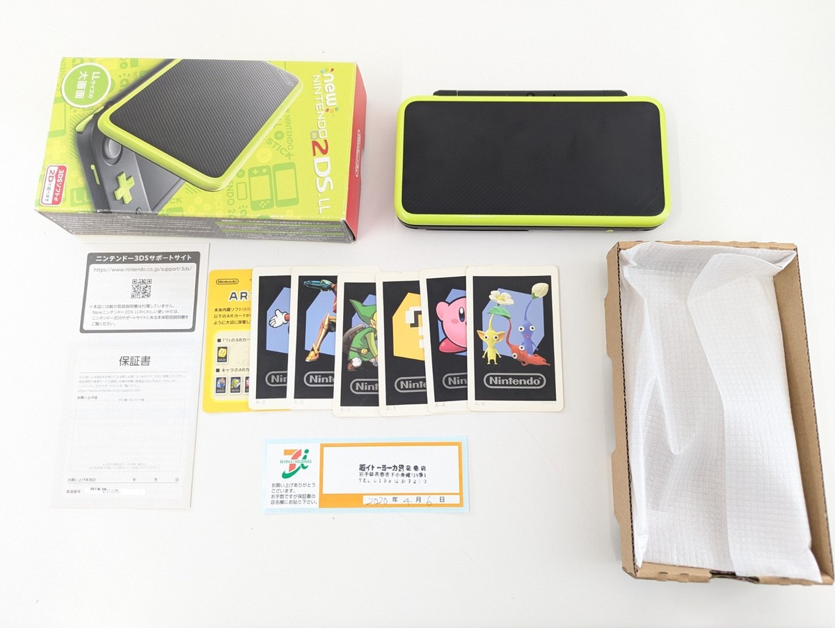 L3702 Ship Free Nintendo new 2DS console LL XL Lime Green x L3702 Ship Free Nintendo new 2DS console LL XL Lime Green x