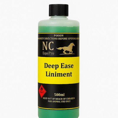 Deep Ease Liniment   Performance Muscle Support for Horses & Dogs 500ml