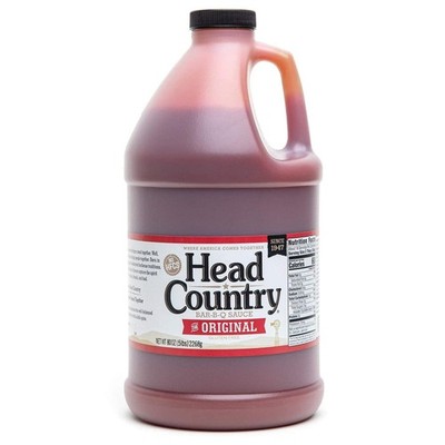 Head Country Bar-B-Q Sauce, Original | Soy Free, Gluten 80 Ounce (Pack of 1) 