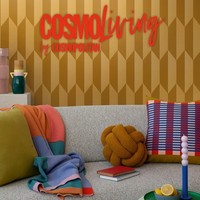 Vliestapete Grafik Muster 3D-Optik Gold Metallic 79086-6 Cosmoliving (5,87€/1Qm)