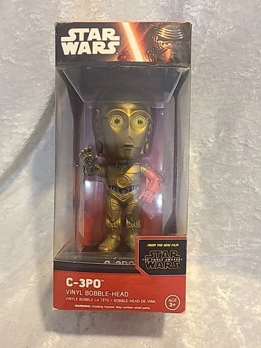 Rare Star Wars C-3PO Funko Vinyl Bobble-Head 2008 New in Box