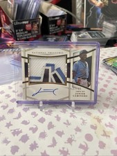 Junior Caminero 2023 Panini National Treasures Gold On Card Auto Relic 11/49 RC