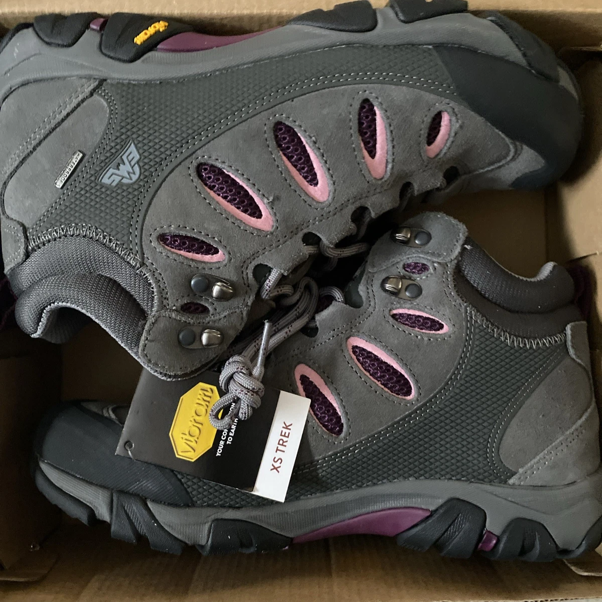 EMS Gore-Tex Hiking Boots – Men’s US 9 – Dark Hickory / Dark Brown – Pre-Owned EMS Pace Mens Waterproof Hiking Boots | Mountain Warehouse US main image 4