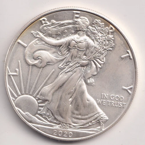 2020 WALKING LIBERTY AMERICAN EAGLE .999 FINE SILVER DOLLAR COIN 1oz. $1 USA A